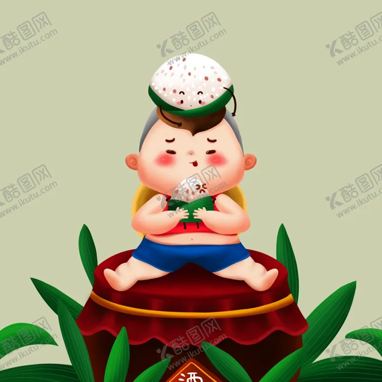 编号：31137902061543495758【酷图网】源文件下载-卡通粽子