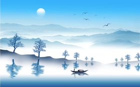 水墨画