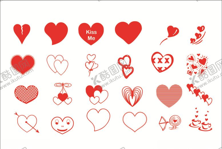 编号：95682509191330499991【酷图网】源文件下载-爱心素材