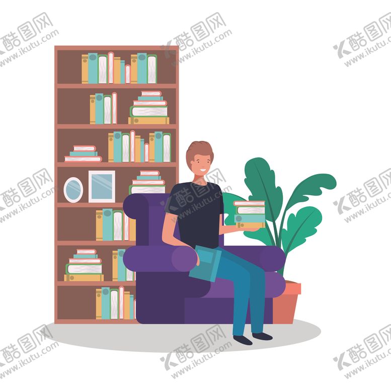 编号：32593609130455421664【酷图网】源文件下载-家庭成员生活插画