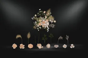 婚礼效果图梦幻设计舞台