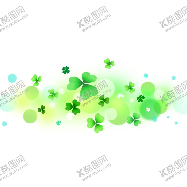 编号：87260409281805163610【酷图网】源文件下载-手绘清新三叶草