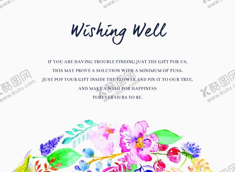 编号：58065510092304414800【酷图网】源文件下载-小清新水彩邀请函设计