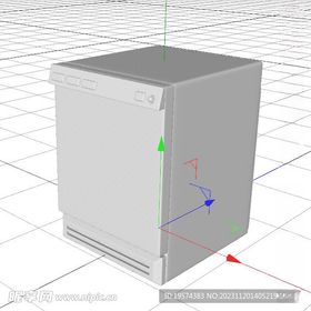 C4D模型洗衣机