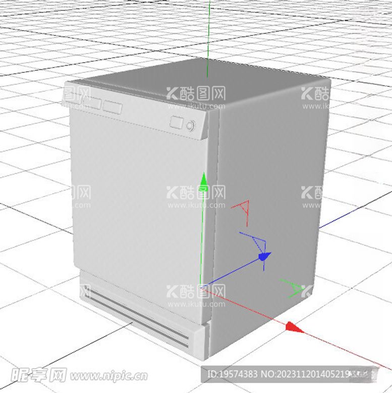 编号：31618911250658274462【酷图网】源文件下载-C4D模型洗衣机