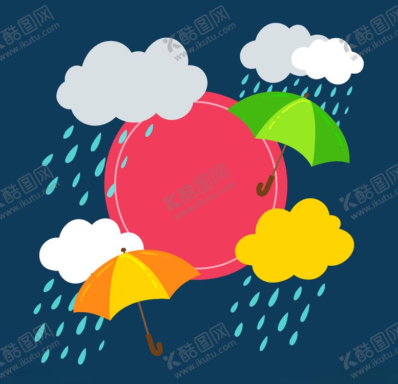 编号：62507909292204225865【酷图网】源文件下载-卡通伞