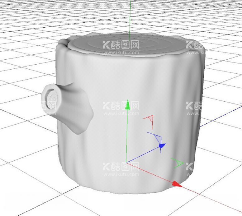 编号：28157211250807132421【酷图网】源文件下载-C4D模型树桩