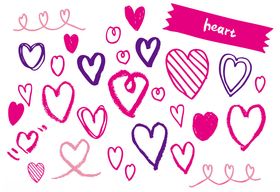 浪漫爱心邮票图案集合