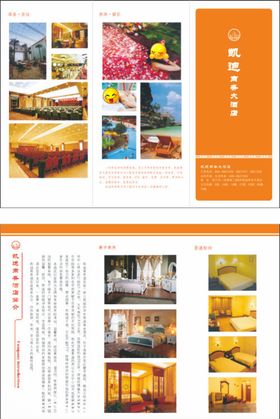 酒店宣传画册内含位图元素