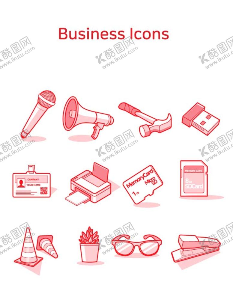 编号：45289309202236137092【酷图网】源文件下载-商务图标