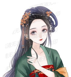 古风甜美女孩