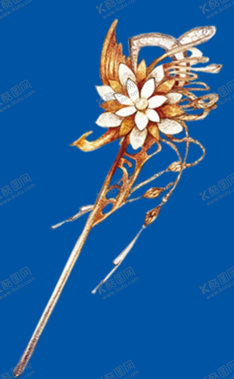 编号：31793309121317369762【酷图网】源文件下载-簪子
