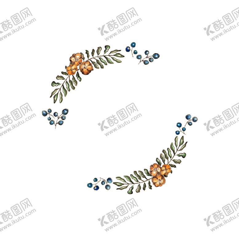编号：51643007010910177240【酷图网】源文件下载-手绘花环