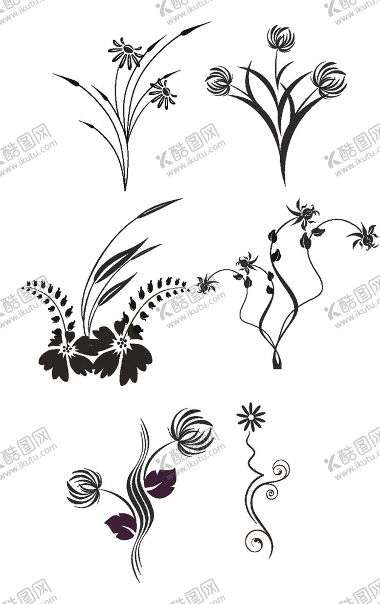 编号：42520205082032258090【酷图网】源文件下载-欧式植物花纹图案