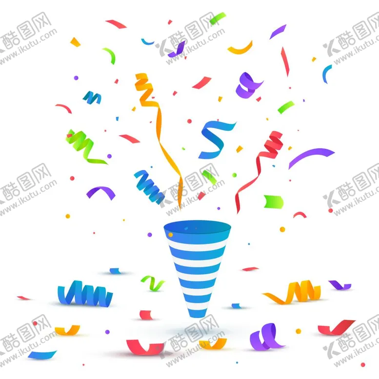 编号：02951709200932339478【酷图网】源文件下载-礼花彩带