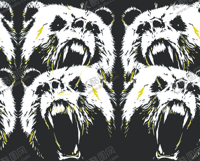 编号：56249211011505181162【酷图网】源文件下载-男装抽象熊