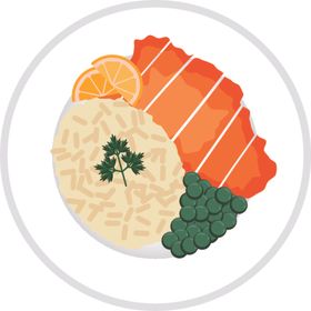 美食物AI矢量图AI设计素材盘中餐