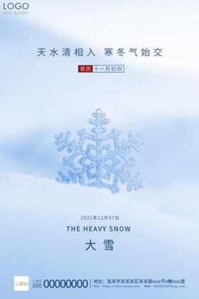 编号：05931709242326047680【酷图网】源文件下载-大雪海报