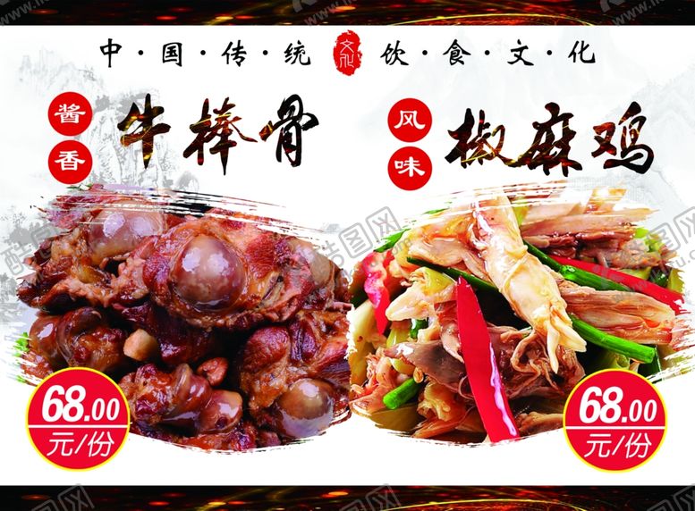 编号：83010404232111009591【酷图网】源文件下载-菜单灯箱