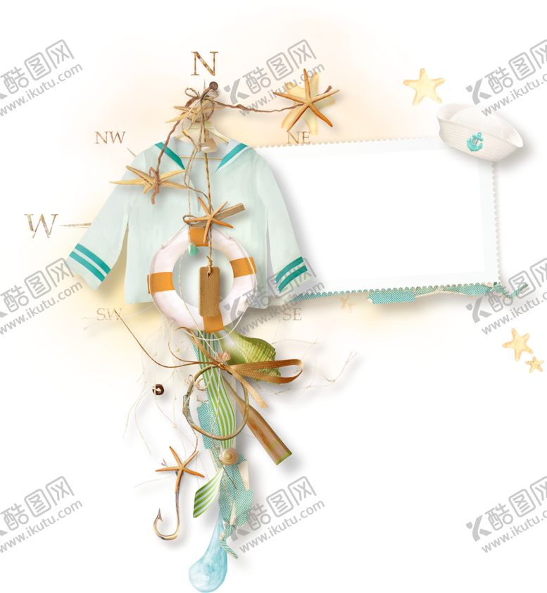 编号：22225010190339401431【酷图网】源文件下载-小清新海洋主题装饰
