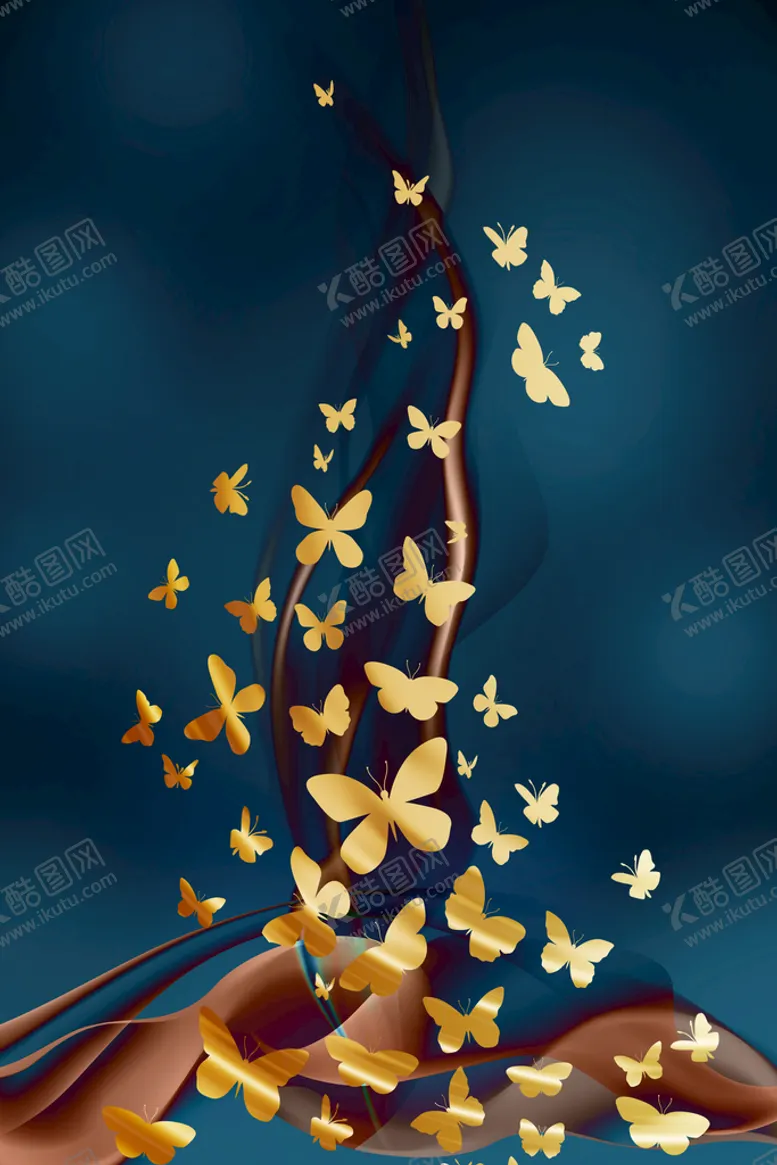编号：63097109230659070548【酷图网】源文件下载-发财树 玄关 山水画 艺术画 