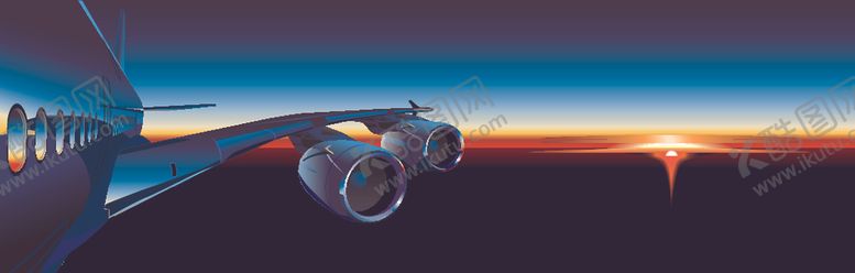 编号：60003810050143566870【酷图网】源文件下载-卡通造型民航客机飞机图片