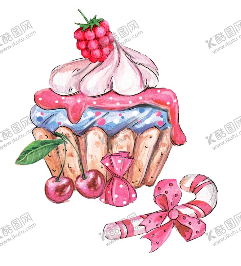 编号：95834210290024525015【酷图网】源文件下载-手绘蛋糕