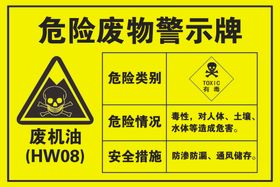 危险废物警示牌