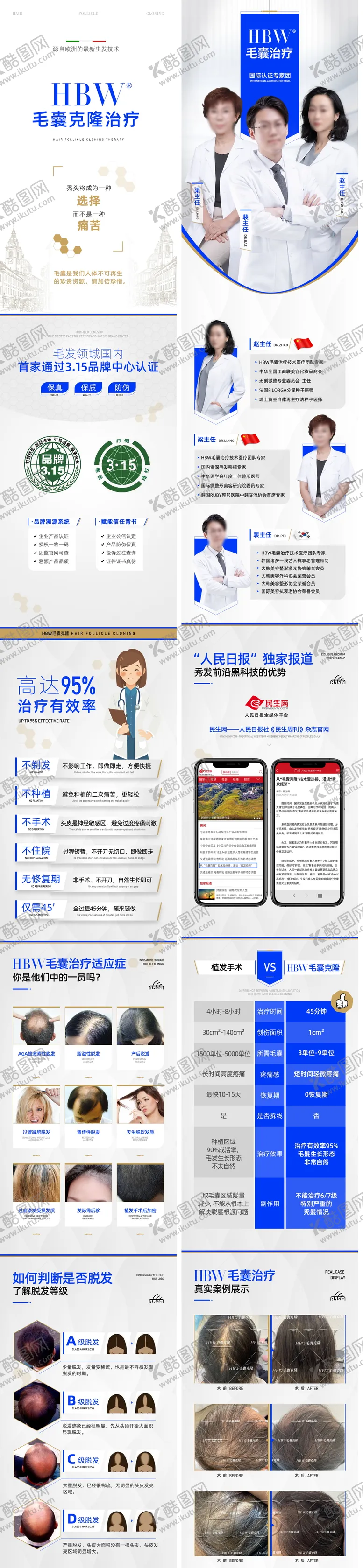 编号：19526412051708353248【酷图网】源文件下载-毛囊克隆植发生发产品长图