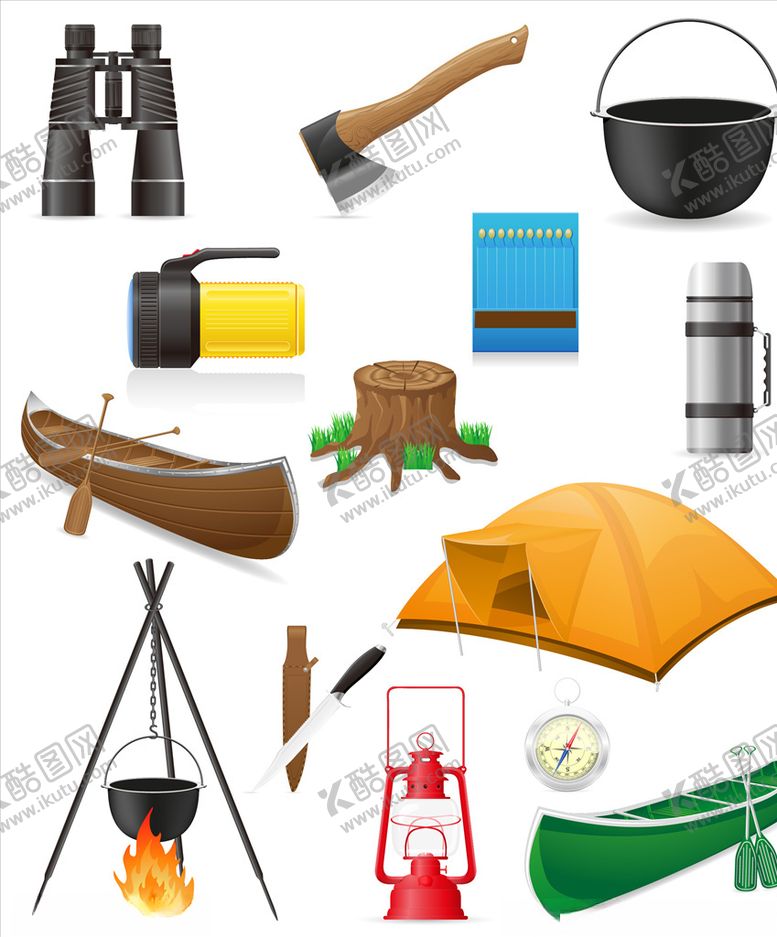 编号：99008910311143477236【酷图网】源文件下载-露营工具