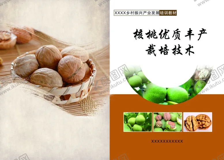 编号：42625602041924101231【酷图网】源文件下载-核桃优质丰产栽培技术封面