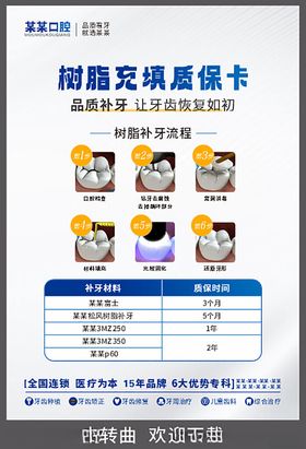 补牙质保卡