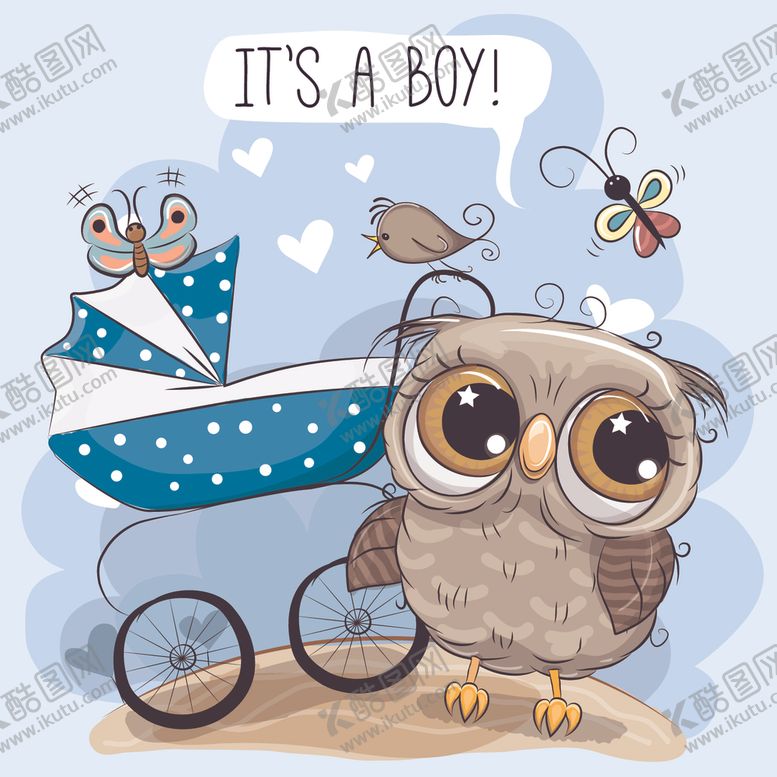 编号：75070610272014562198【酷图网】源文件下载-卡通猫头鹰