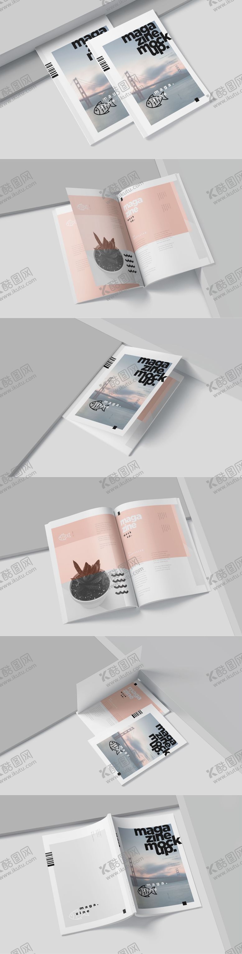 编号：79387709170019201332【酷图网】源文件下载-胶装A4画册样机