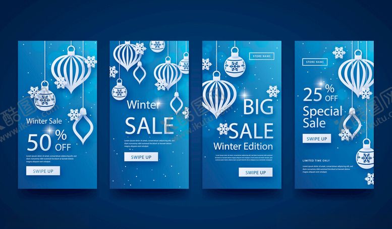 编号：36868611212338406517【酷图网】源文件下载-蓝色促销海报设计素材