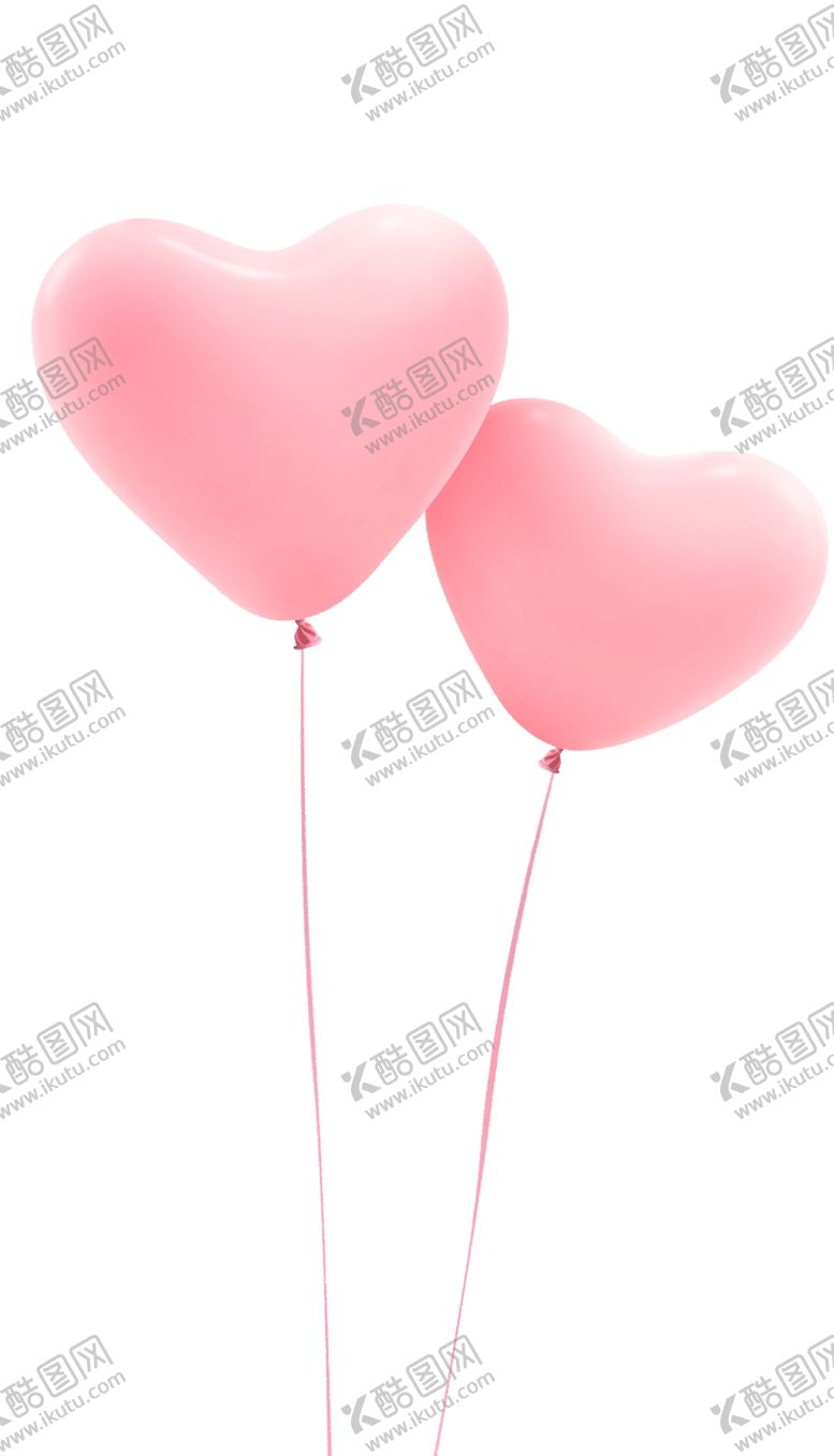 编号：88813107092200448721【酷图网】源文件下载-粉色爱心气球