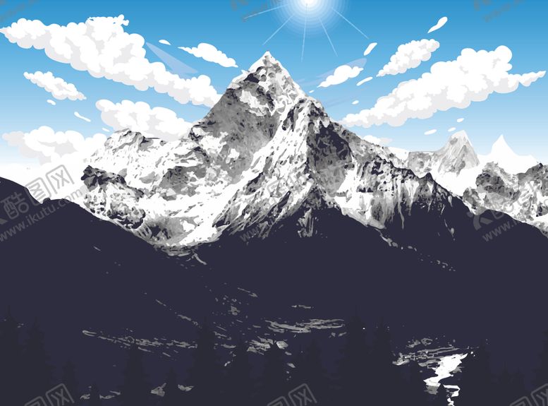 编号：85314909170206212856【酷图网】源文件下载-雪山