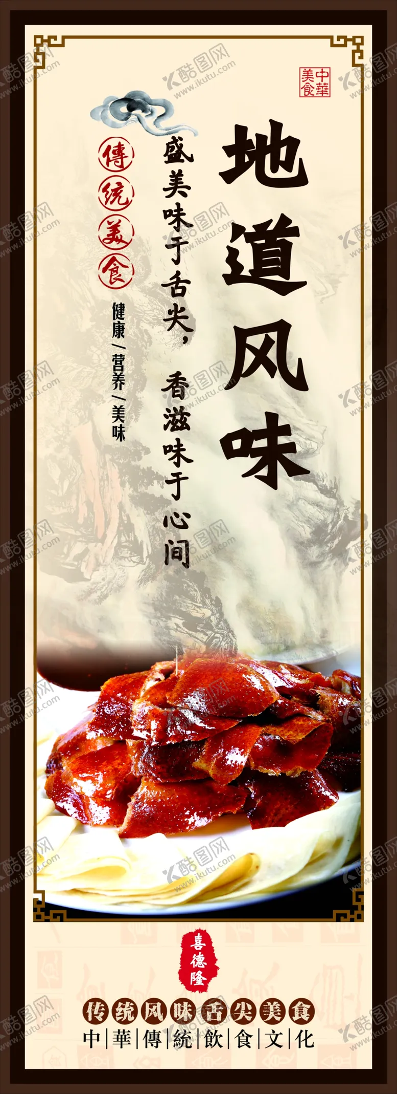 编号：70835901261608149391【酷图网】源文件下载-烤鸭简介挂图