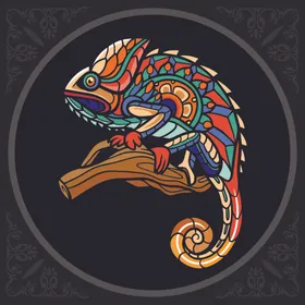 标志设计底纹大气金黄色石纹简洁