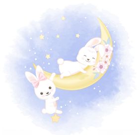 卡通兔子