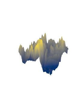 抽象山峰矢量泼墨梦幻水墨