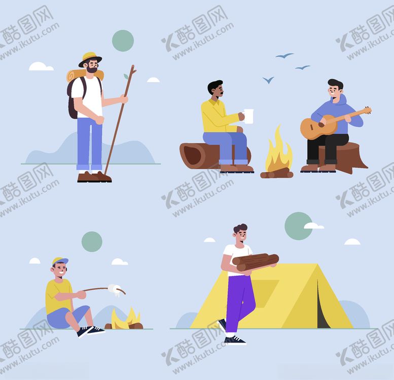 编号：89228707051311489736【酷图网】源文件下载-露营