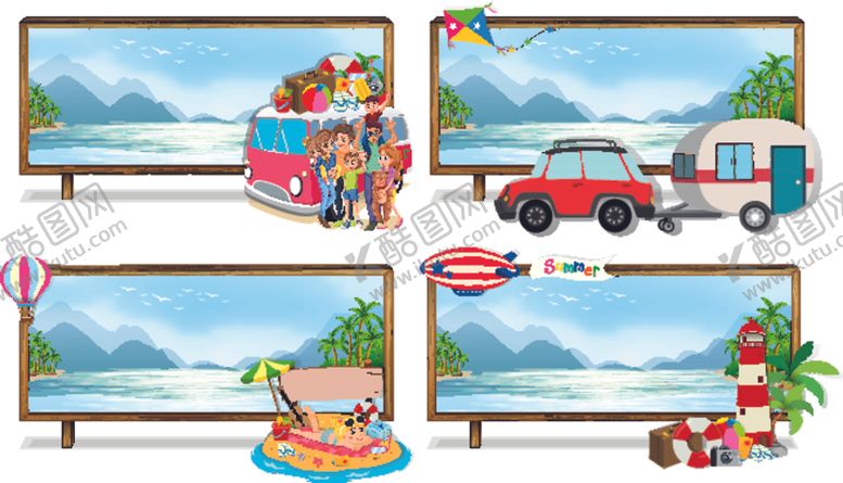 编号：40505009201030317912【酷图网】源文件下载-夏天风景