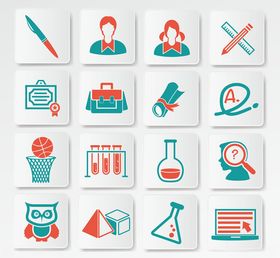 多彩办公与科研图标集