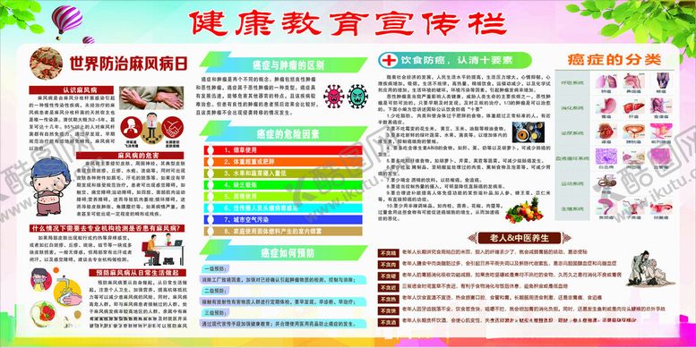 编号：89017204012240277681【酷图网】源文件下载-健康教育宣传栏
