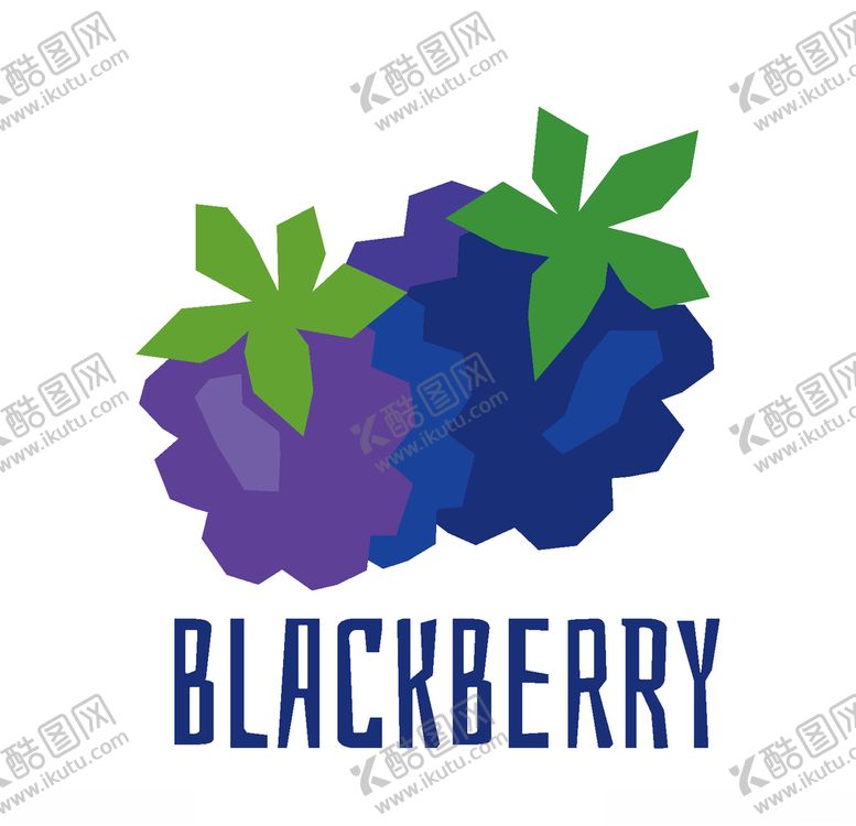 编号：45945205051349228928【酷图网】源文件下载-矢量卡通黑莓覆盆子