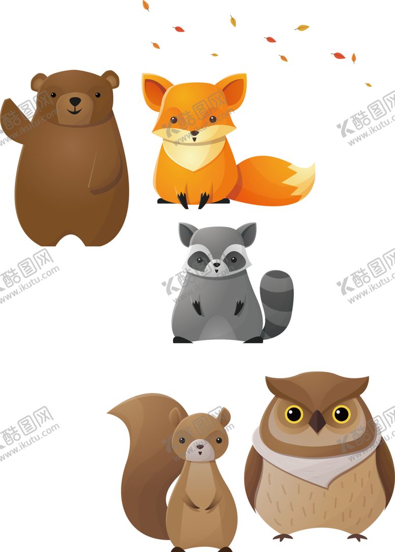 编号：48302809112011172982【酷图网】源文件下载-卡通动物