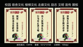 校园宿舍文化宣传展板