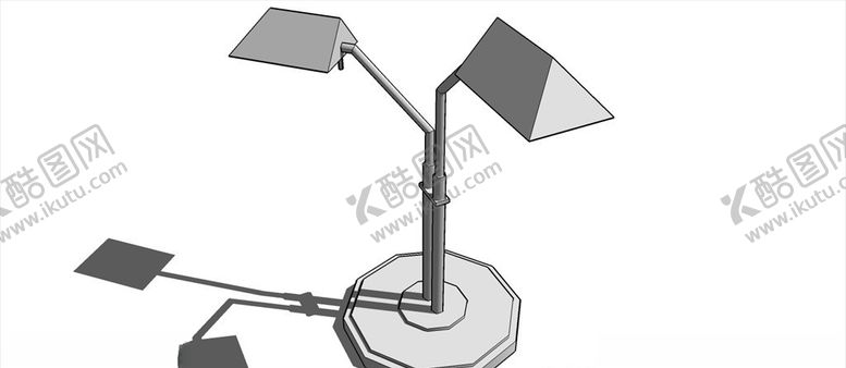 编号：23788209181018256894【酷图网】源文件下载-SU模型台灯