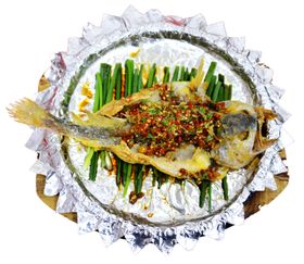 香煎黄花鱼照片